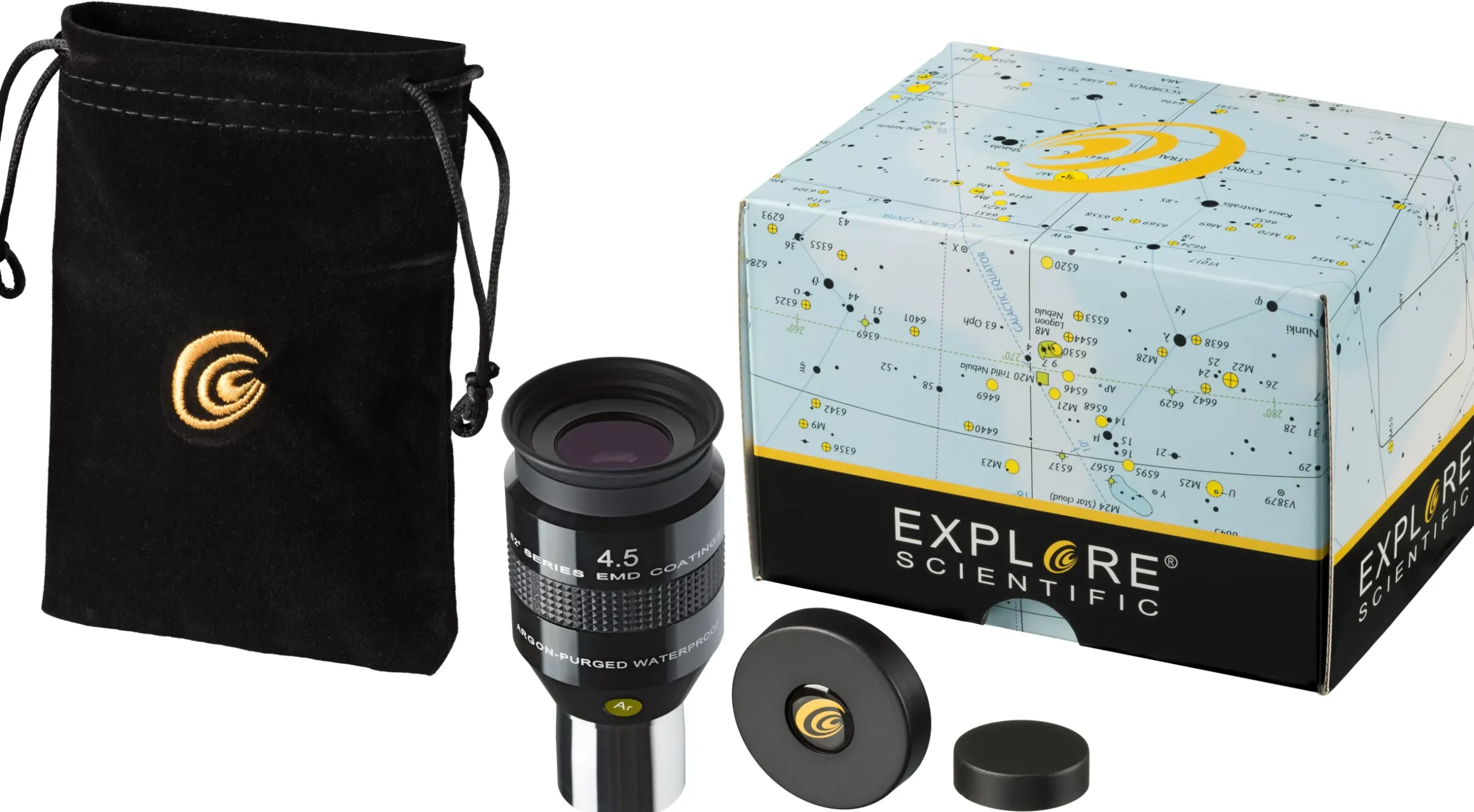 Bresser Brennweite|Gesichtsfeld>EXPLORE SCIENTIFIC 82° LER Okular 4,5mm Ar (1,25")