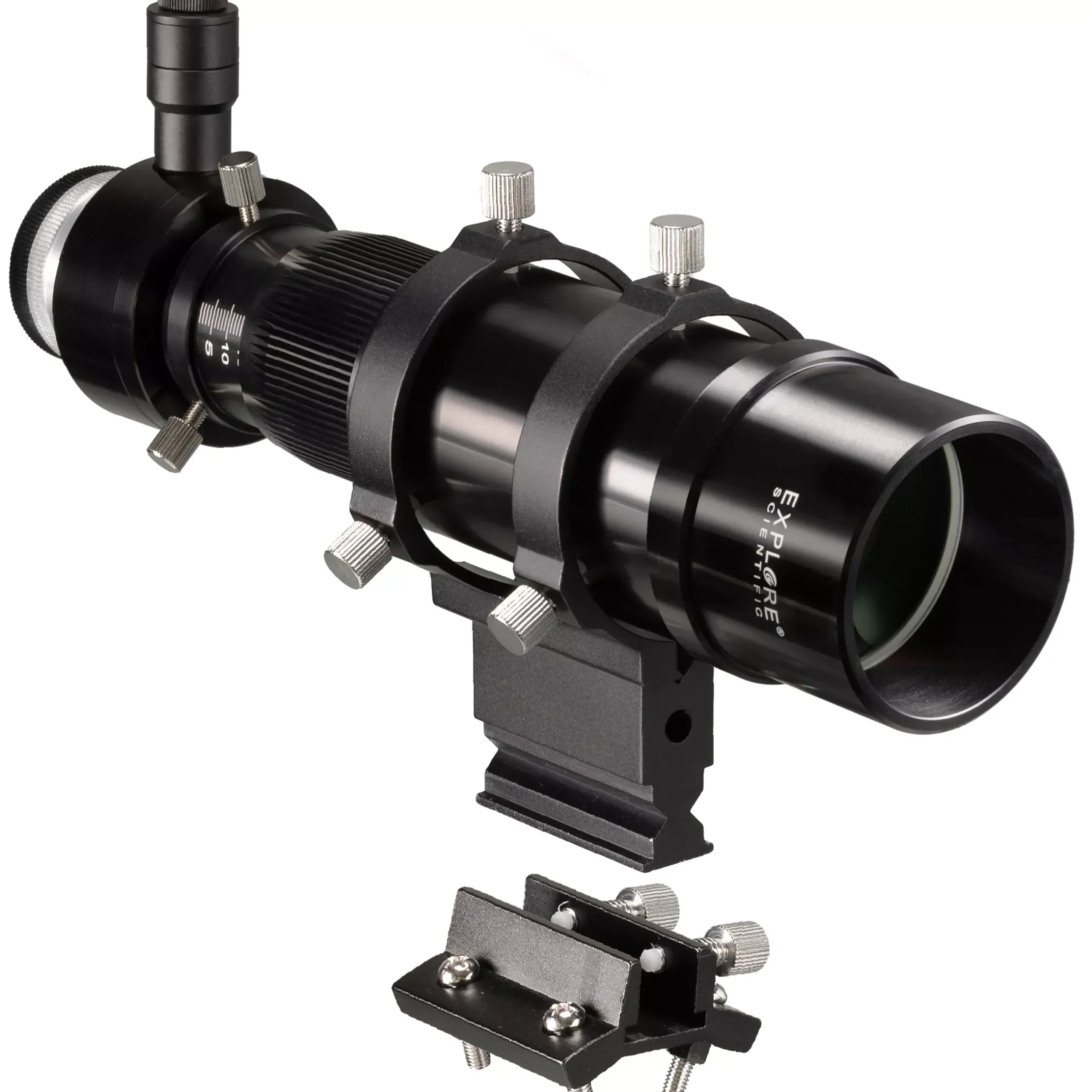 Bresser Sucherfernrohre>EXPLORE SCIENTIFIC 8x50 Sucher- und Leitfernrohr mit Helikalfokussierer, 1,25 Zoll- und T2-Anschluss