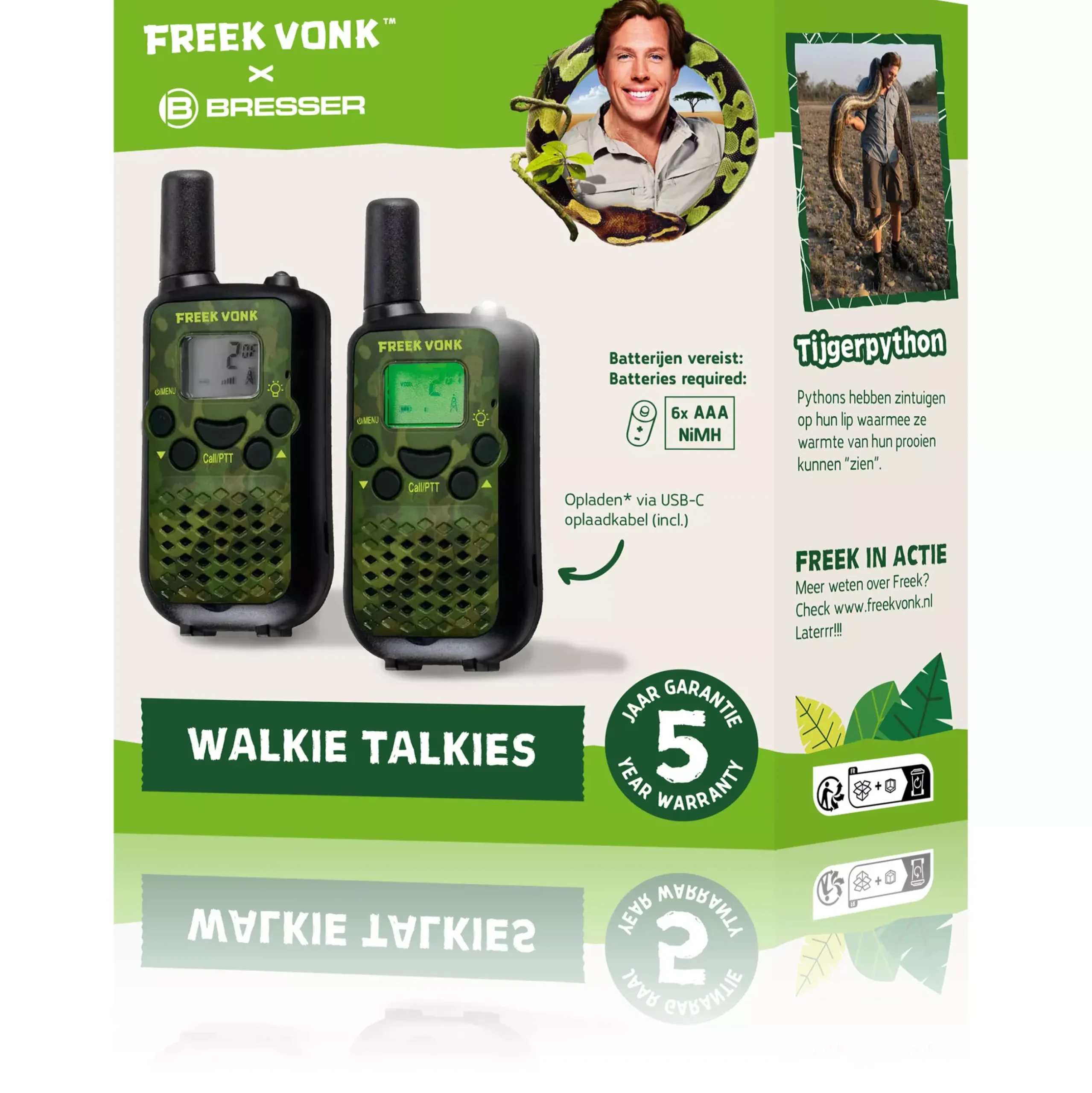 Bresser Freek Vonk>FREEK VONK Walkie Talkie 2er-Set