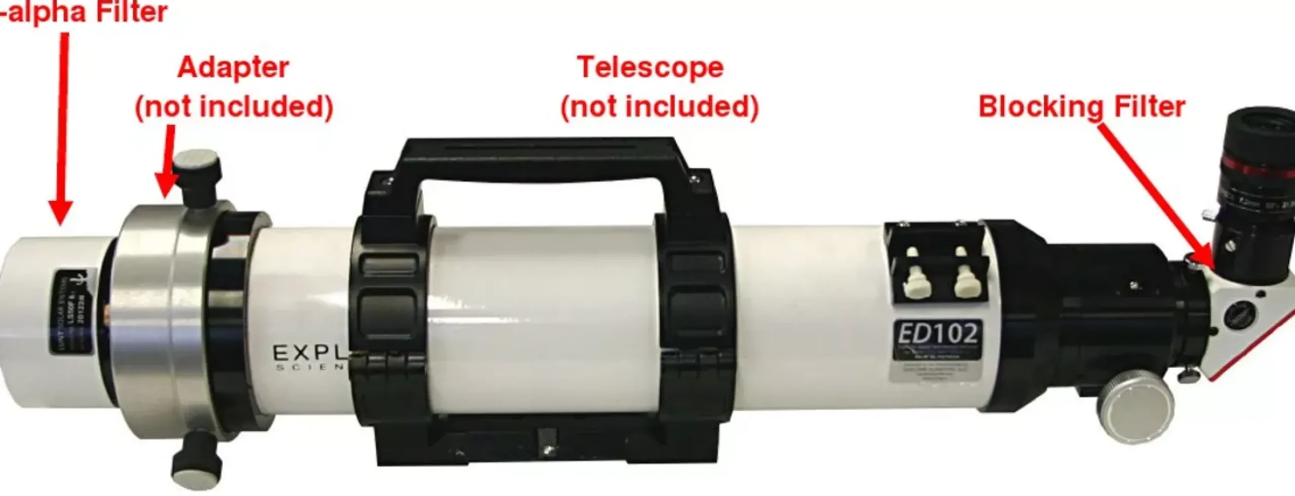 Bresser H-Alpha-Filter>LUNT LS50FHa/B1200d2 H-Alpha Sonnenfilter
