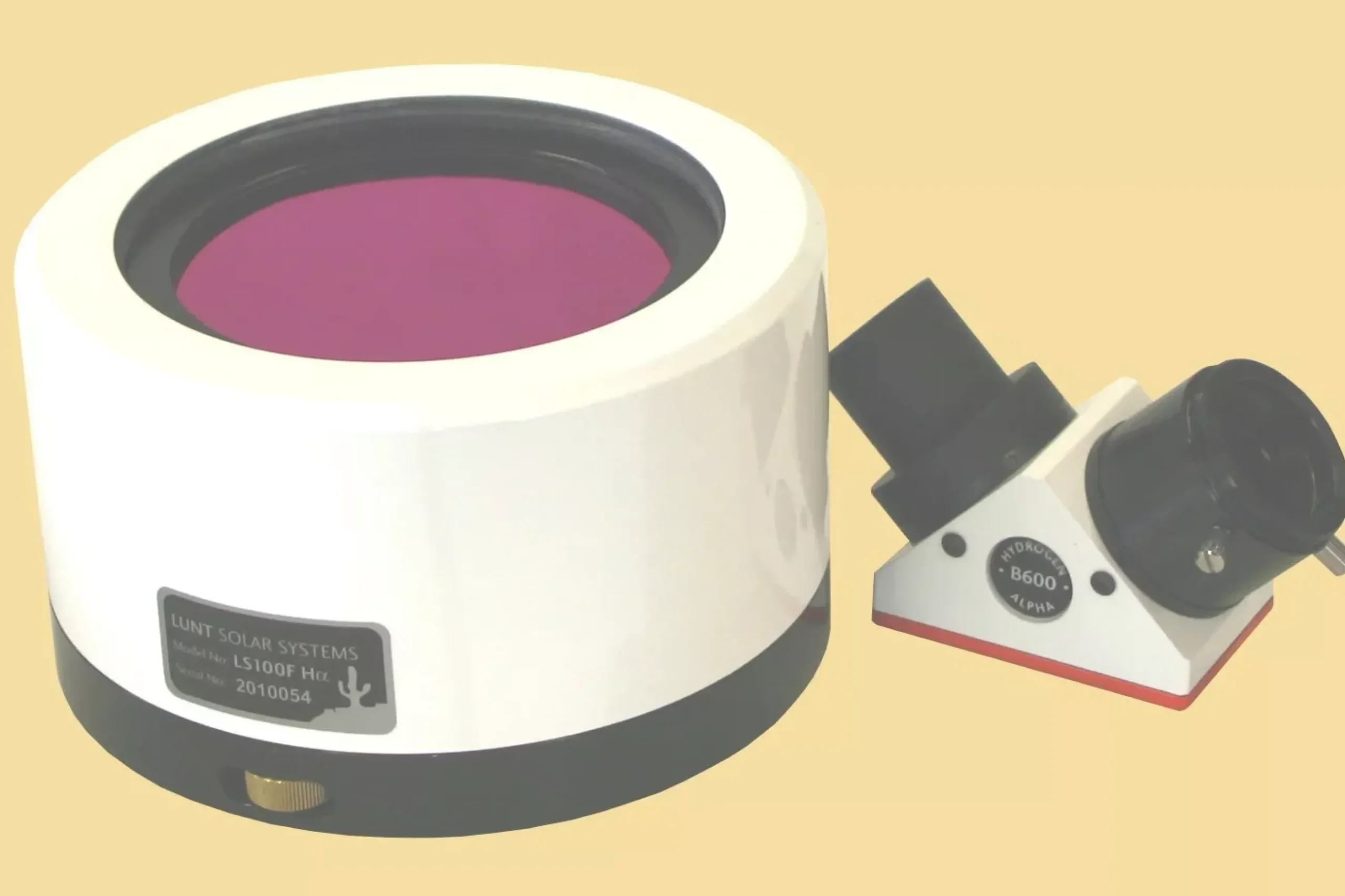Bresser H-Alpha-Filter>LUNT LS100FHa/B600d1 H-Alpha Sonnenfilter