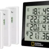 Bresser Raumklimamessgeräte|Wetterstationen Mit Thermo-/Hygro-Außensensor>NATIONAL GEOGRAPHIC Digitales Thermo-Hygrometer für 4 Messbereiche - schwarz