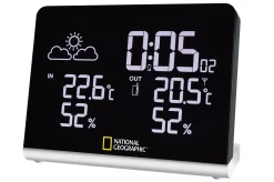 Bresser Wetterstationen Mit Thermo-/Hygro-Außensensor>NATIONAL GEOGRAPHIC Multi-Colour-Funkwetterstation mit wechselndem Farbdisplay