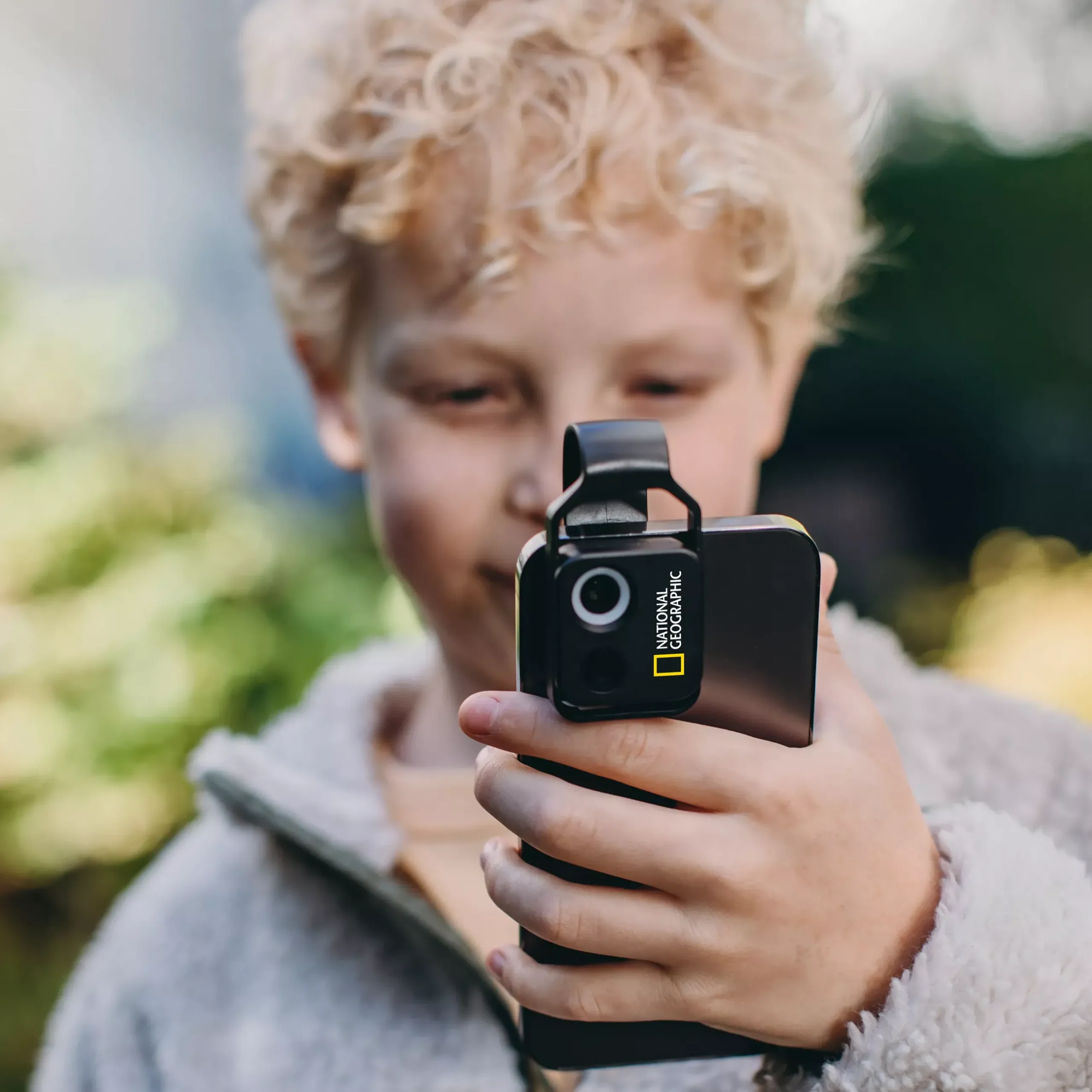 Kinder Bresser Lukas Welt Der Mikroskopie|Kindermikroskop>NATIONAL GEOGRAPHIC 200x Handy-Mikroskop mit CPL