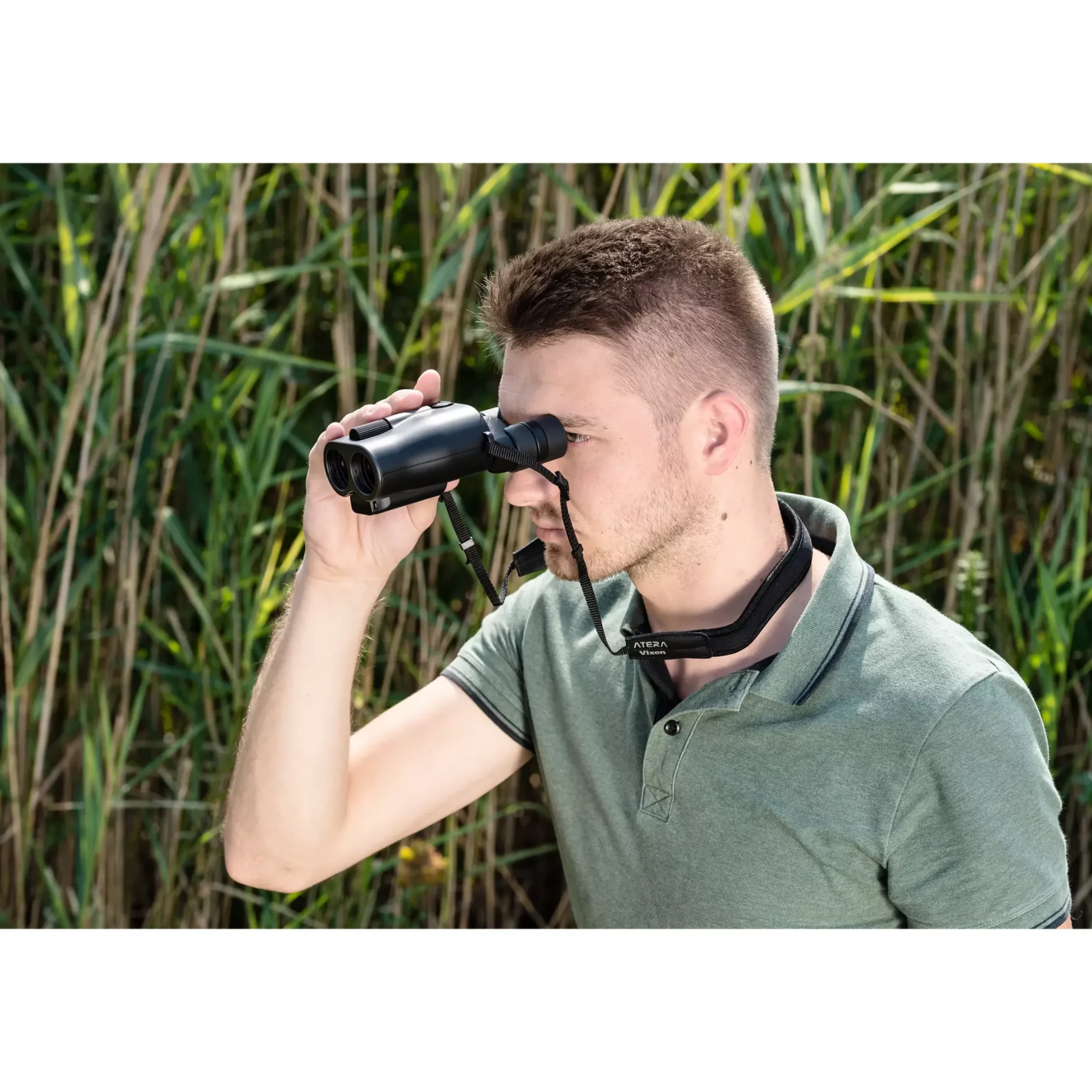 Bresser Taschenfernglas/ Kompaktfernglas|Astronomie-Fernglas>Vixen ATERA H12x30 Fernglas bildstabilisiert, schwarz
